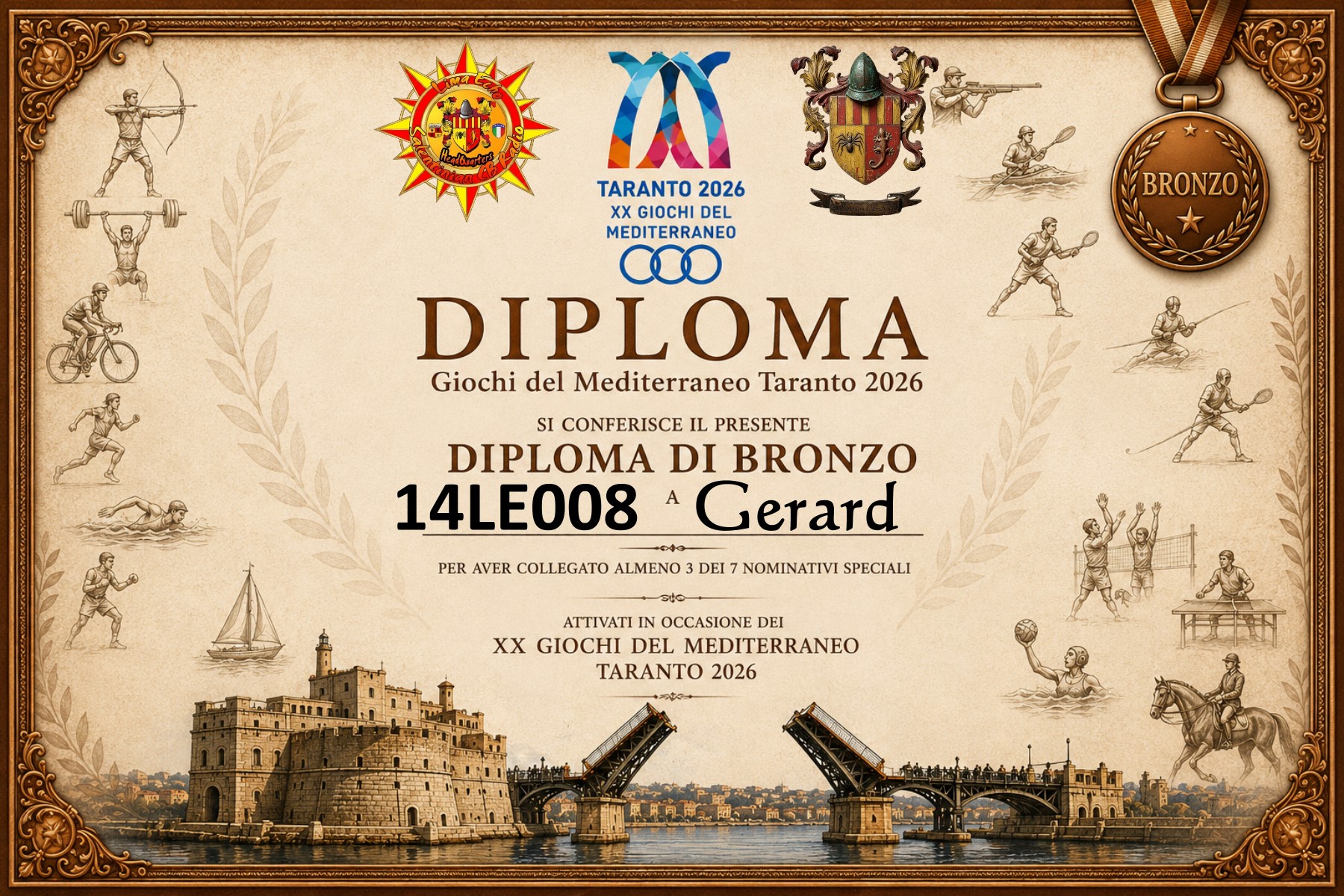 eQSL 14LE008 Gerard